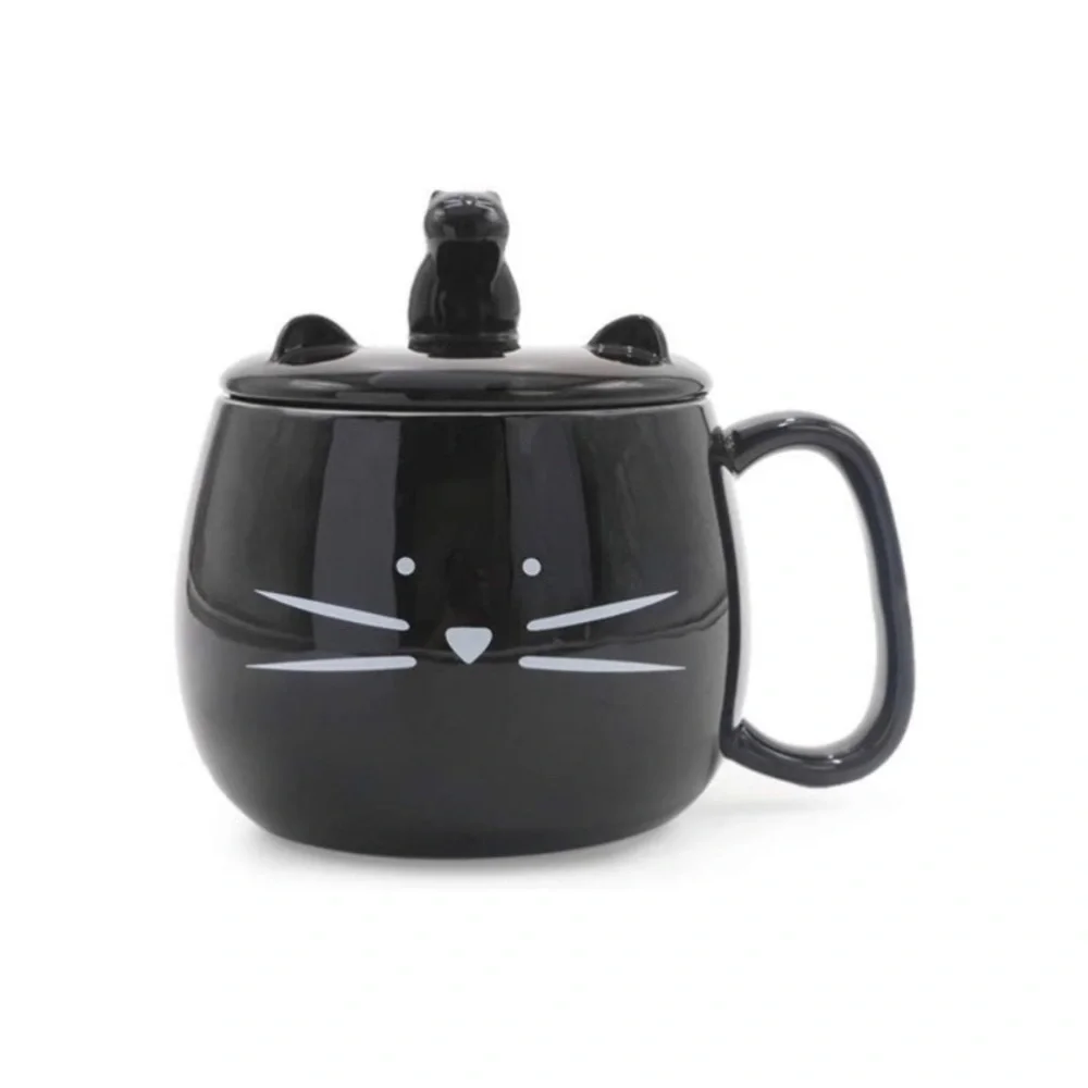 Ceramic Cat Coffee Phone Mug Holder - Picture 2 of 11